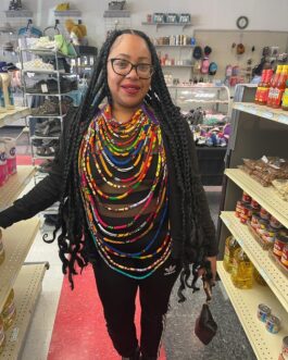 Multicolor Necklace layered top